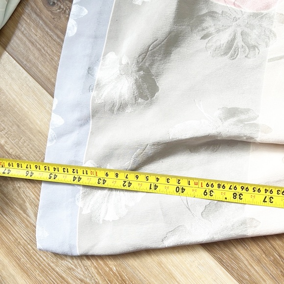 Vintage silk MIDI Water color Dress - Picture 7 of 14